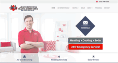 Desktop Screenshot of aaheating.com